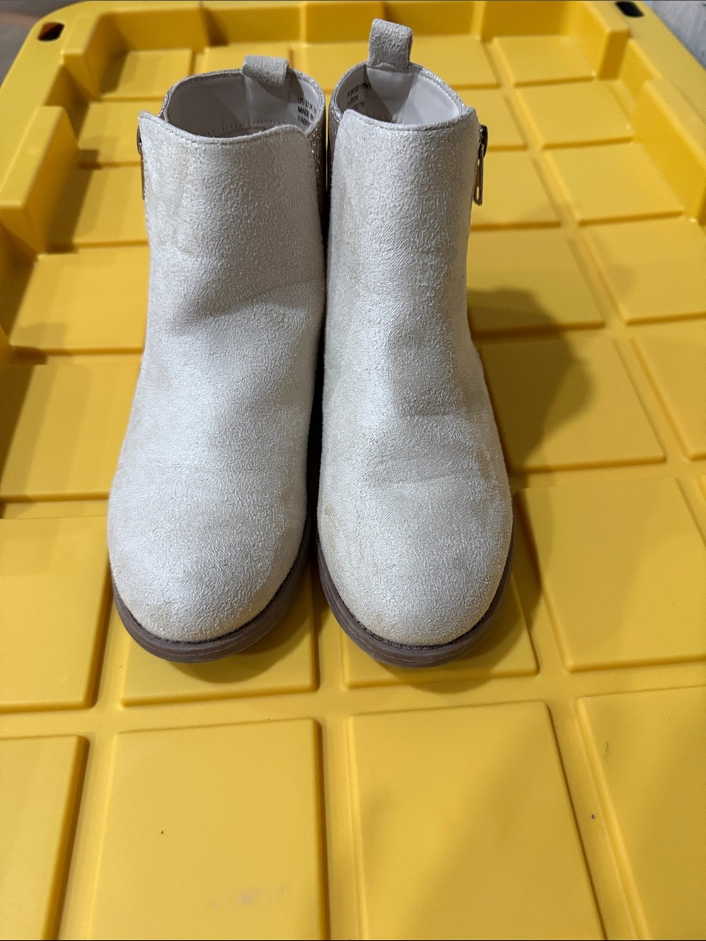 The Children's Place Cream Suede Ankle Boots for Kids